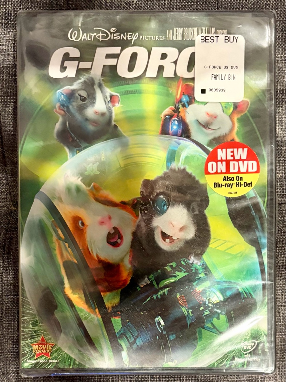 G-Force DVD Factory Sealed 2009 Walt Disney Pictures